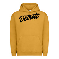 Pigment Peanut Butter DETROIT Urban Hoodie - linhVisuals