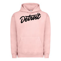 Pigment Salmon DETROIT Urban Hoodie - linhVisuals
