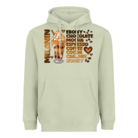Matcha melanin coffee Heavyweight Hoodie - JahusDesignShop