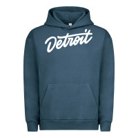 Pigment Midnight Navy DETROIT Urban Hoodie - linhVisuals