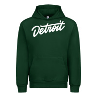 Forest Green DETROIT Urban Hoodie - linhVisuals