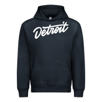 Navy DETROIT Urban Hoodie - linhVisuals