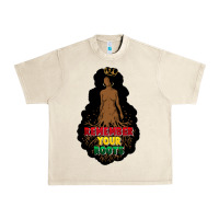 Sandshell Remember your roots Urban Heavy Tee - FaDigitalArtStudio