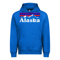 Cobalt alaska retro vintage mountains & outdoors wilderness state Urban Hoodie - linhVisuals