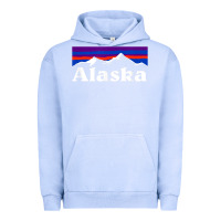 Pigment Grape Ice alaska retro vintage mountains & outdoors wilderness state Urban Hoodie - linhVisuals