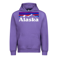 Tulip alaska retro vintage mountains & outdoors wilderness state Urban Hoodie - linhVisuals