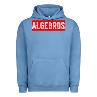 Pigment Pebble Blue algebros design for math students or a present to ur teacher Urban Hoodie - linhVisuals