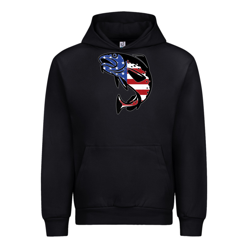 American Cod Fish Design Fishing Lover Fisherman Usa Premium Urban Hoodie by linhVisuals | Teevron