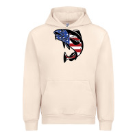 Sandshell american cod fish design fishing lover fisherman usa premium Urban Hoodie - linhVisuals