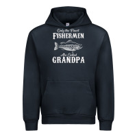 Navy mens only the finest fishermen grandad premium Urban Hoodie - linhVisuals
