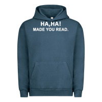 Pigment Midnight Navy april fools day for teacher ha ha made you read premium Urban Hoodie - linhVisuals