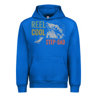 Cobalt mens reel cool step dad fishing funny fathers day Urban Hoodie - linhVisuals