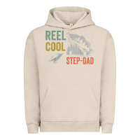 Pigment French Oak mens reel cool step dad fishing funny fathers day Urban Hoodie - linhVisuals