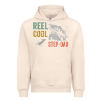 Sandshell mens reel cool step dad fishing funny fathers day Urban Hoodie - linhVisuals