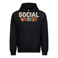 Social Worker Job Occupation Funny Birthday Urban Hoodie | Teevron