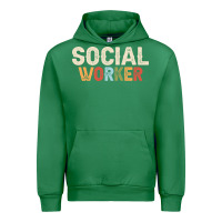 Emerald Social Worker Job Occupation Funny Birthday Urban Hoodie - linhVisuals