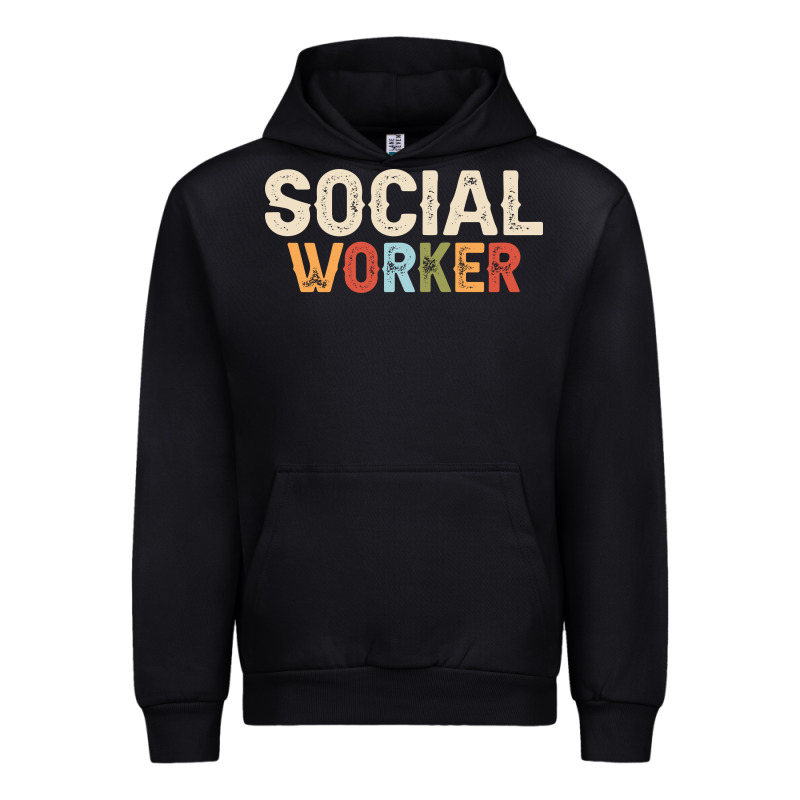 Social Worker Job Occupation Funny Birthday Urban Hoodie by linhVisuals | Teevron