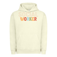Pigment Pistachio Social Worker Job Occupation Funny Birthday Urban Hoodie - linhVisuals