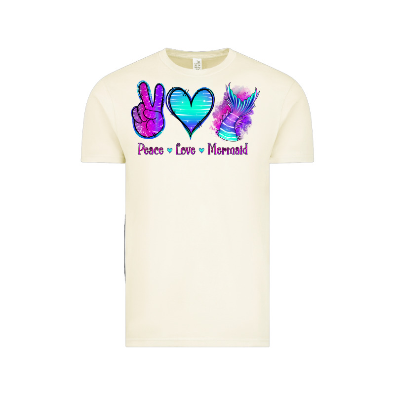 Peace Love Mermaid Vintage Tee by Jasminsmagicworld | Teevron