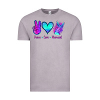 Vintage Zinc Peace Love Mermaid Vintage Tee - Jasminsmagicworld
