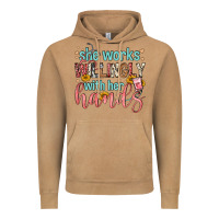 Vintage Camel she works willingly with her hands Vintage Hoodie - FaDigitalArtStudio