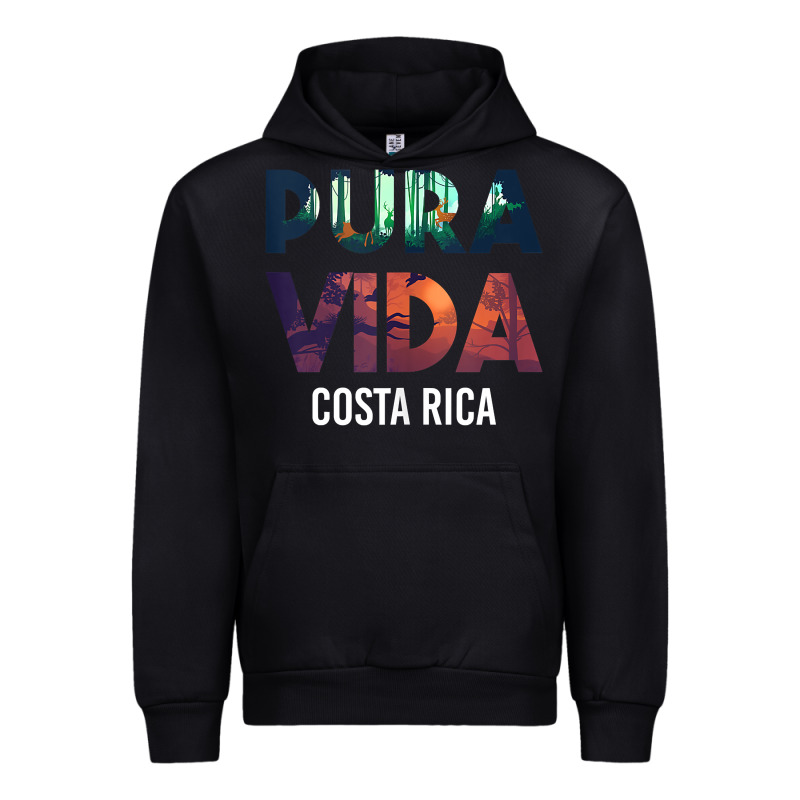 Costa Rica Pura Vida Toucan Tropical Surf Beach Vibes Tank Top Urban Hoodie by linhVisuals | Teevron