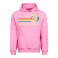 Fuchsia Pink costa rica retro beach vacation costa rica souvenir beach t shirt Urban Hoodie - linhVisuals