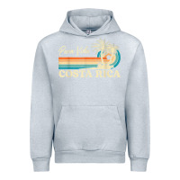 Heather Grey costa rica retro beach vacation costa rica souvenir beach t shirt Urban Hoodie - linhVisuals