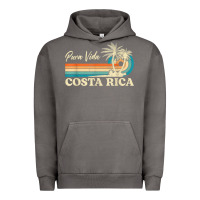 Pigment Tornado costa rica retro beach vacation costa rica souvenir beach t shirt Urban Hoodie - linhVisuals