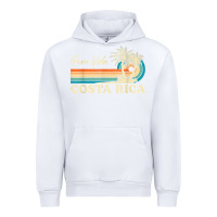 White costa rica retro beach vacation costa rica souvenir beach t shirt Urban Hoodie - linhVisuals