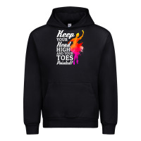 Black ballet dancer keep head high toes pointed ballerina teacher Urban Hoodie - linhVisuals