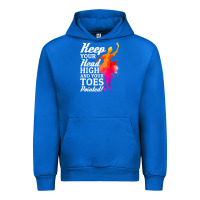 Cobalt ballet dancer keep head high toes pointed ballerina teacher Urban Hoodie - linhVisuals