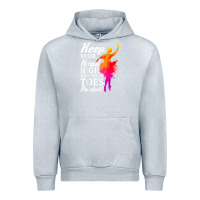 Heather Grey ballet dancer keep head high toes pointed ballerina teacher Urban Hoodie - linhVisuals