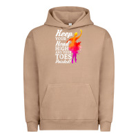 Pigment Burro ballet dancer keep head high toes pointed ballerina teacher Urban Hoodie - linhVisuals