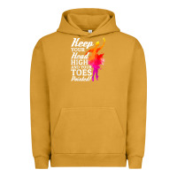 Pigment Peanut Butter ballet dancer keep head high toes pointed ballerina teacher Urban Hoodie - linhVisuals