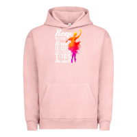 Pigment Salmon ballet dancer keep head high toes pointed ballerina teacher Urban Hoodie - linhVisuals