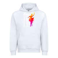 White ballet dancer keep head high toes pointed ballerina teacher Urban Hoodie - linhVisuals