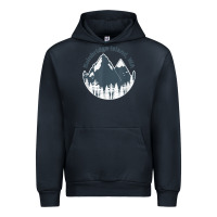 Navy bainbridge island wa mountains hiking climbing camping Urban Hoodie - linhVisuals