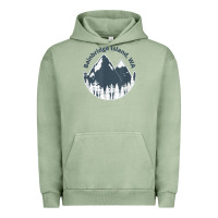 Pigment Oil Green bainbridge island wa mountains hiking climbing camping Urban Hoodie - linhVisuals