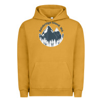 Pigment Peanut Butter bainbridge island wa mountains hiking climbing camping Urban Hoodie - linhVisuals