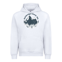 White bainbridge island wa mountains hiking climbing camping Urban Hoodie - linhVisuals