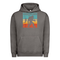 Pigment Tornado bassquatch! funny bigfoot fishing outdoor retro Urban Hoodie - linhVisuals