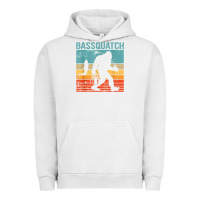 Pigment Lunar Rock bassquatch! funny bigfoot fishing outdoor retro Urban Hoodie - linhVisuals
