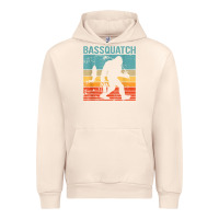 Sandshell bassquatch! funny bigfoot fishing outdoor retro Urban Hoodie - linhVisuals