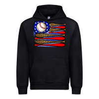 Black leopard baseball flag3 Urban Hoodie - JahusDesignShop
