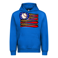 Cobalt leopard baseball flag3 Urban Hoodie - JahusDesignShop