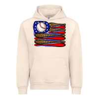 Sandshell leopard baseball flag3 Urban Hoodie - JahusDesignShop