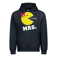Navy Mrs Pacman Urban Hoodie - linhVisuals