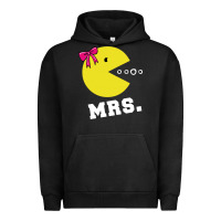 Pigment Black Mrs Pacman Urban Hoodie - linhVisuals