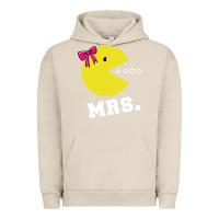 Pigment French Oak Mrs Pacman Urban Hoodie - linhVisuals